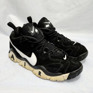 Nike Air Barrage Low Sneakers Black White Cd7510-001 Classic Retro Mens Size 13
